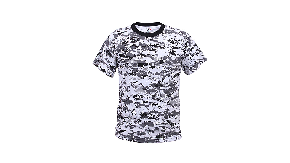 Rothco Digital Camo T-Shirt, City Digital Camo, Small, 5210-CityDigitalCamo-S