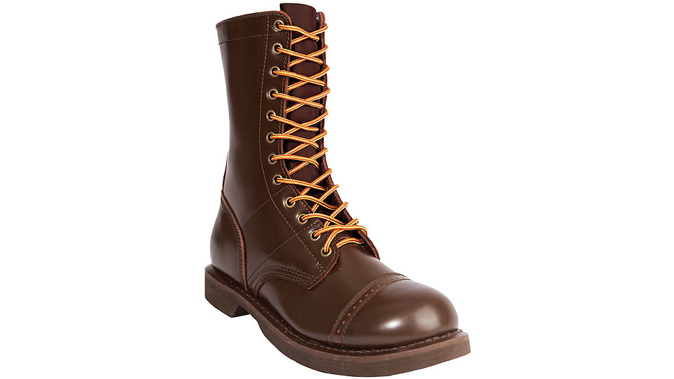 Rothco Brown Leather Jump Boots - Mens, 6.5 US, 56920-6.5