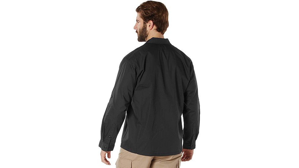 Rothco Lightweight Tactical Shirt - Mens, Black, Small, 10725-Black-S