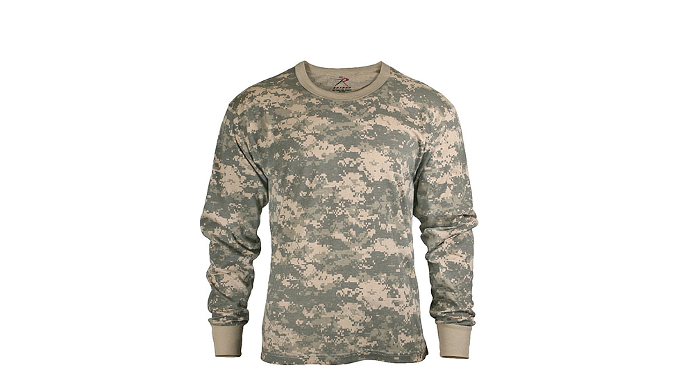 Rothco Long Sleeve Digital Camo T-Shirts, ACU Digital Camo, L, 6385-ACUDigitalCamo-L