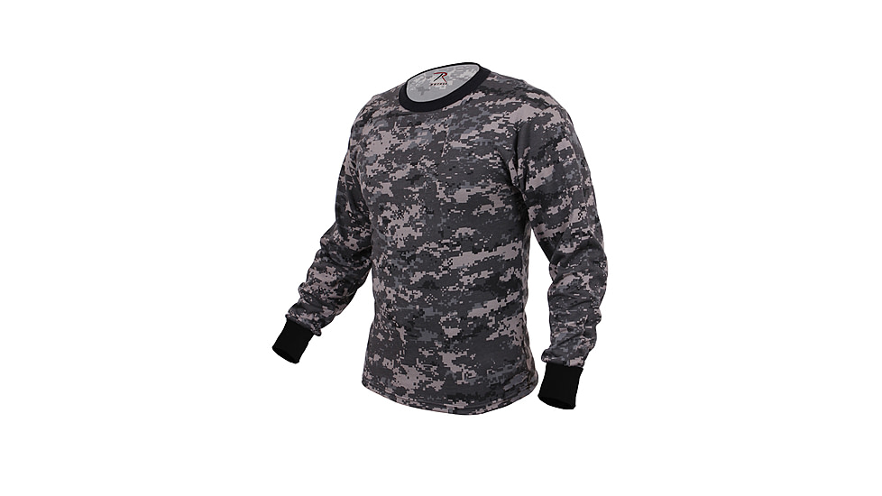 Rothco Long Sleeve Digital Camo T-Shirts, Subdued Urban Digital Camo, M, 67780-SubduedUrbanDigitalCamo-M