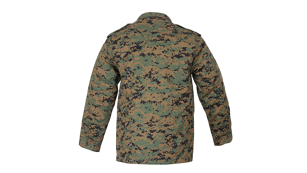 Rothco M-65 Camo Field Jacket, Woodland Digital Camo, XL, 8590-WoodlandDigitalCamo-XL