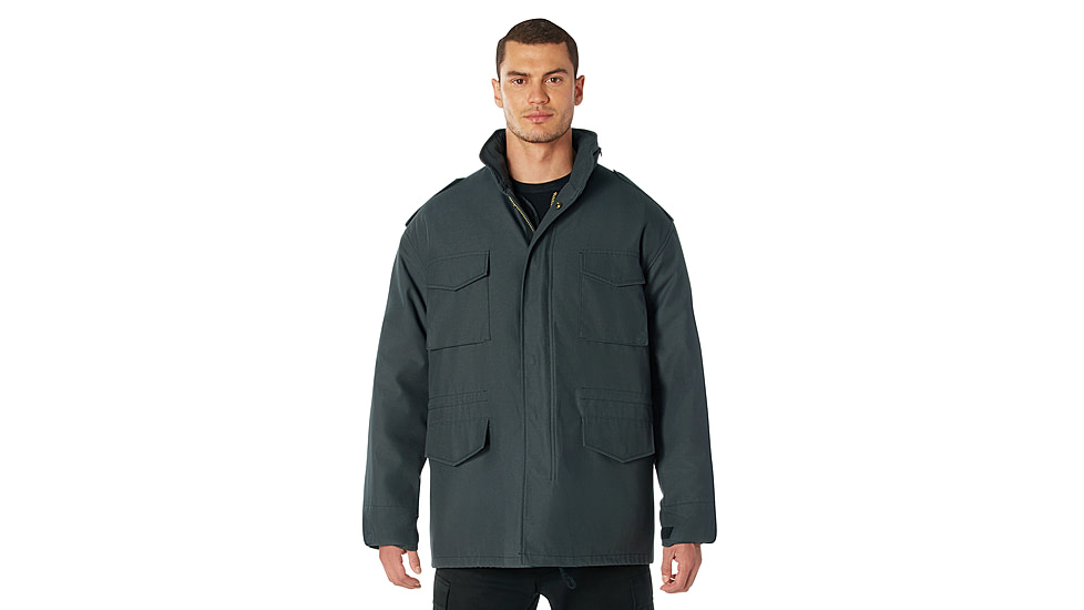 Rothco M-65 Field Jacket - Mens, Gunmetal Grey, Medium, 84400-GunmetalGrey-M