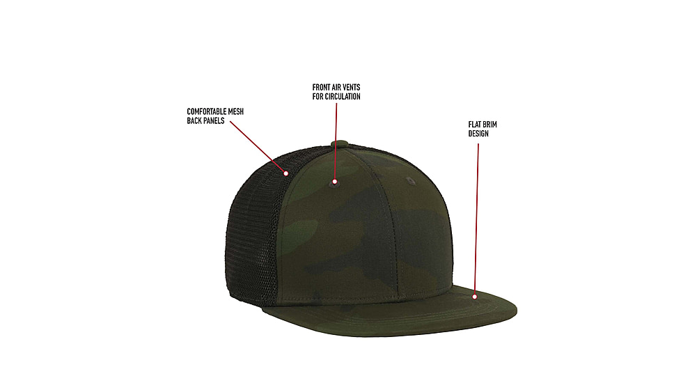 Rothco Midnight Camo Trucker Cap - Men's, Camo, 613902034488