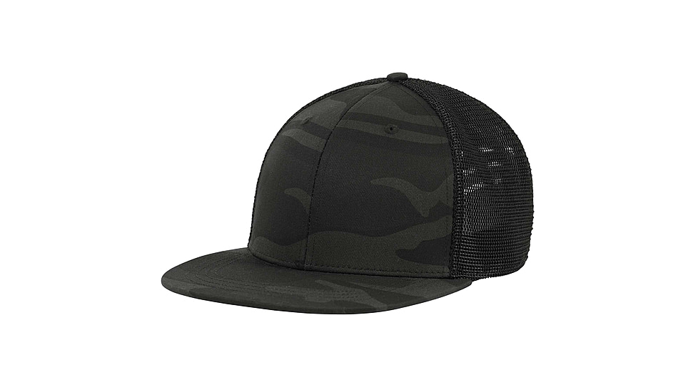 Rothco Midnight Camo Trucker Cap, Midnight Black Camo, 613902034303