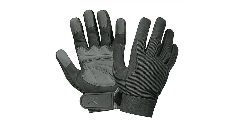 Rothco Military Mechanics Gloves, Black, Small, 3468-Black-S