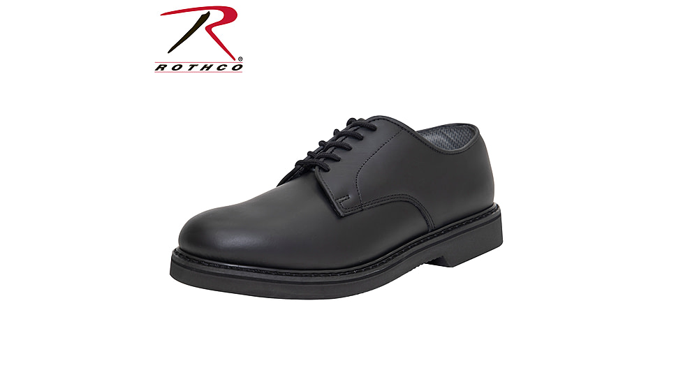 Rothco Military Uniform Oxford Leather Shoes, 12.5, Regular, 5085-12.5-Regular