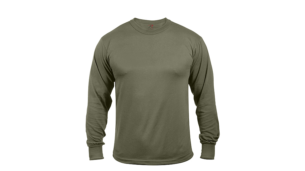 Rothco Moisture Wicking Long Sleeve T-Shirt, L, 3836-L