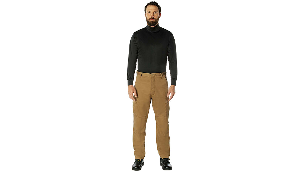 Rothco Moisture Wicking Mock Turtleneck - Mens, Black, Small, 3150-S