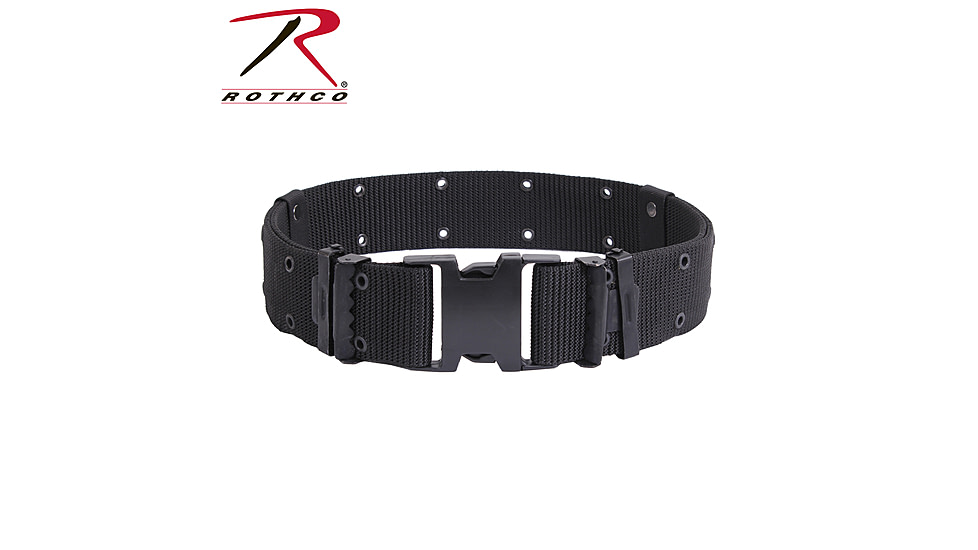 Rothco New Issue Marine Corps Style Quick Release Pistol Belts, Black, 2XL, 90270-Black-2XL