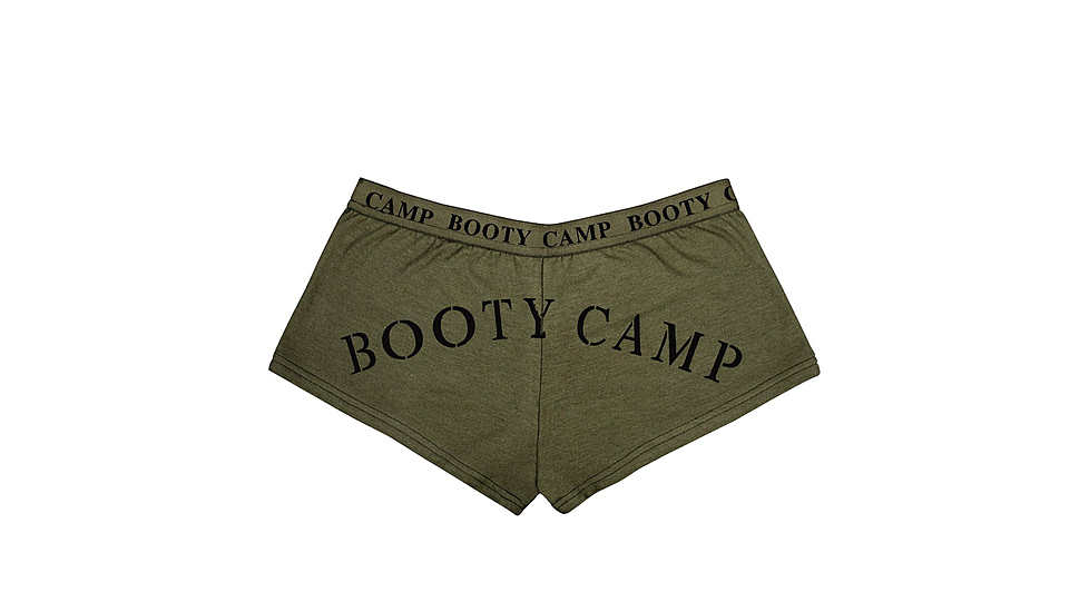 Rothco Olive Drab Booty Camp Booty Shorts &amp; Tank Top, Small, 3276-Bottom-S