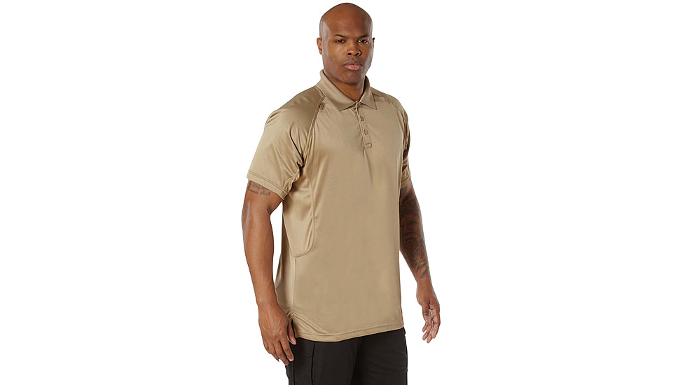Rothco On Duty Performance Polo - Mens, Tan, Extra Large, 1060-Tan-XL
