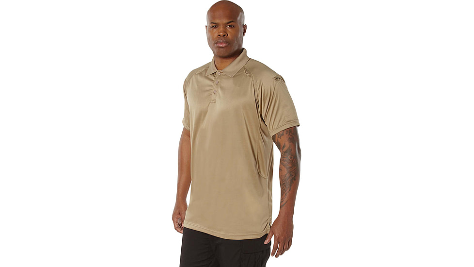Rothco On Duty Performance Polo - Mens, Tan, Extra Large, 1060-Tan-XL