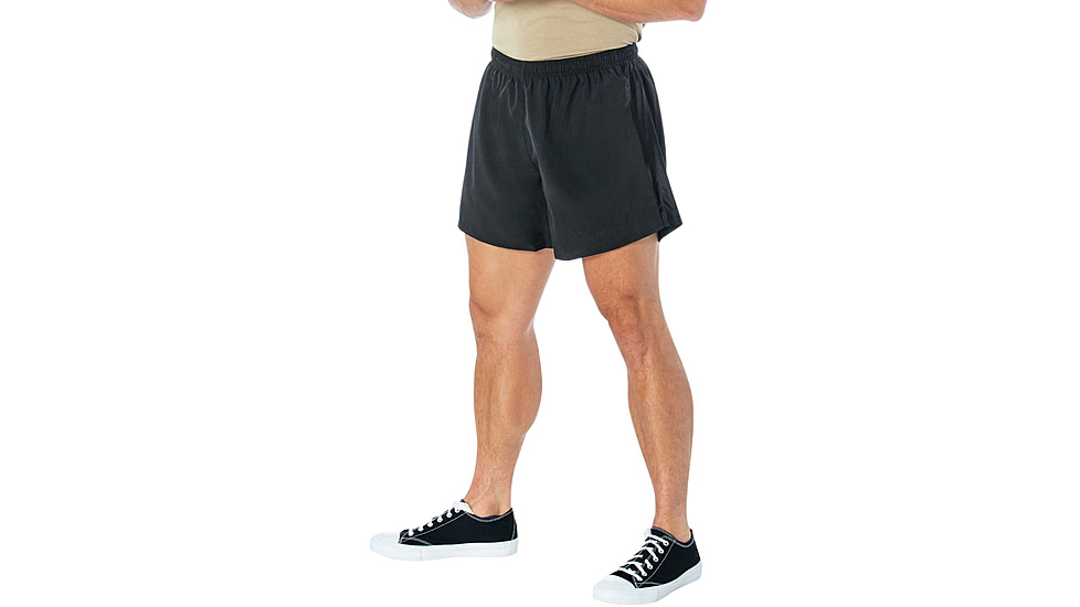 Rothco Physical Training PT Shorts - Mens, Black, Medium, 4630-Black-M