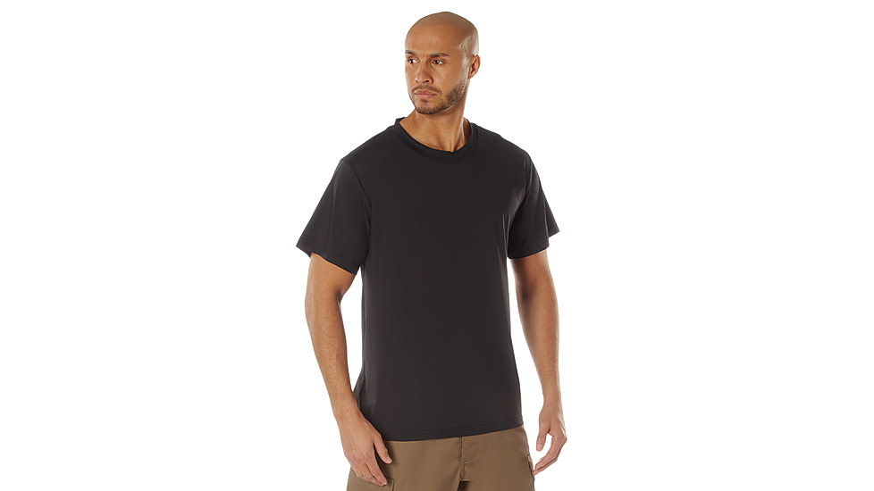 Rothco Physical Training T-Shirt - Black, S, 46035-S