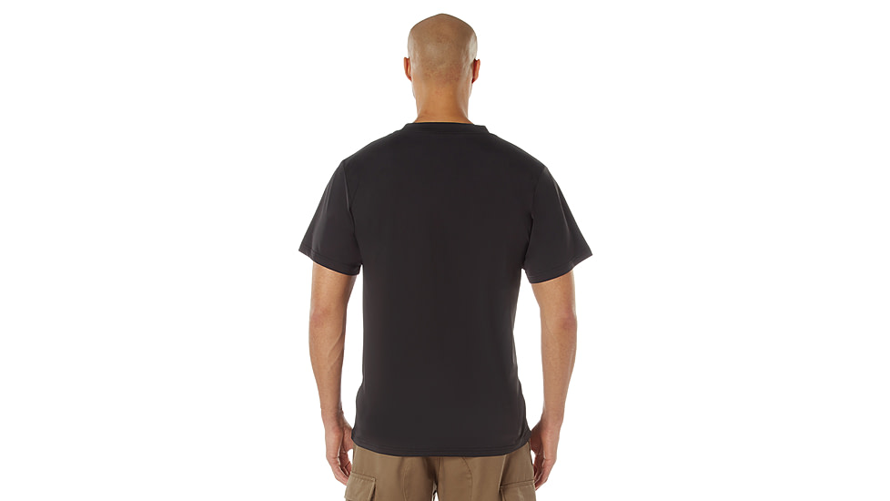 Rothco Physical Training T-Shirt - Black, S, 46035-S