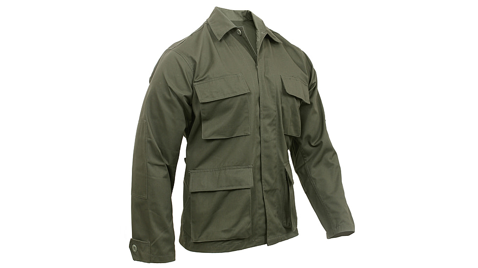 Rothco Camo BDU Shirt, Woodland Camo, M, 7940-M