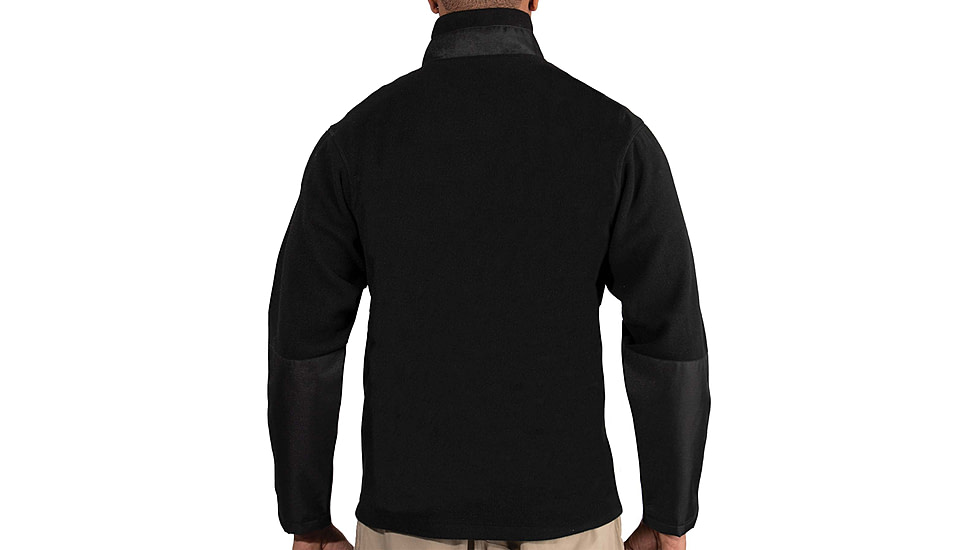 Rothco Quarter Zip Fleece Pullover - Mens, Black, Small, 97340-Black-S