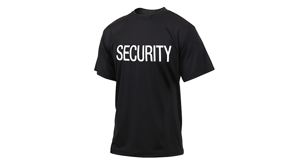 Rothco Quick Dry Performance Security T-Shirt, M, 66260-M