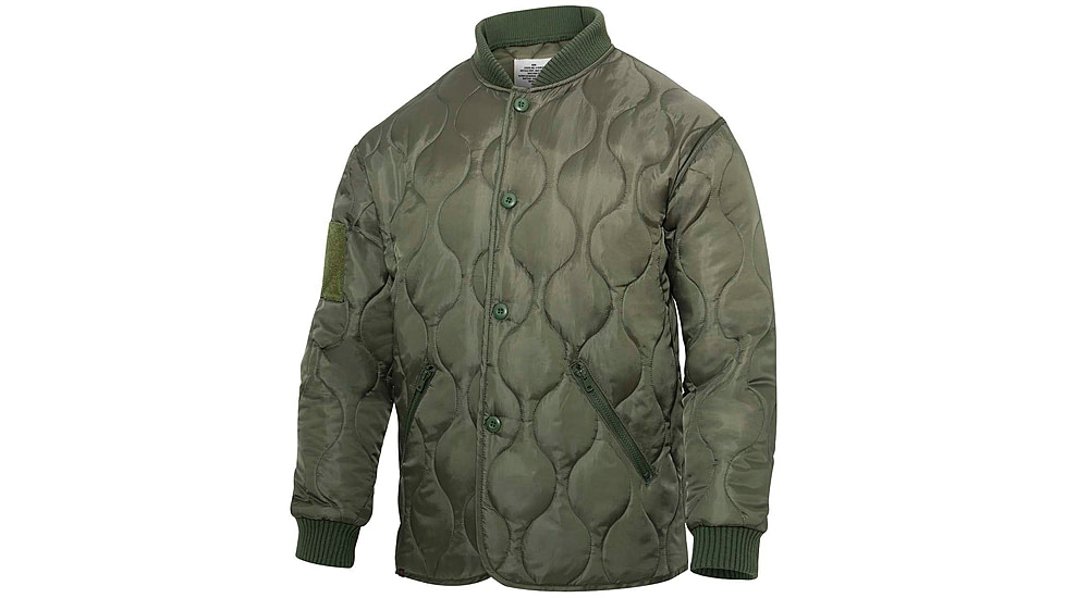 Rothco Quilted Woobie Jacket - Mens, Olive Drab, Small, 10421-OliveDrab-S