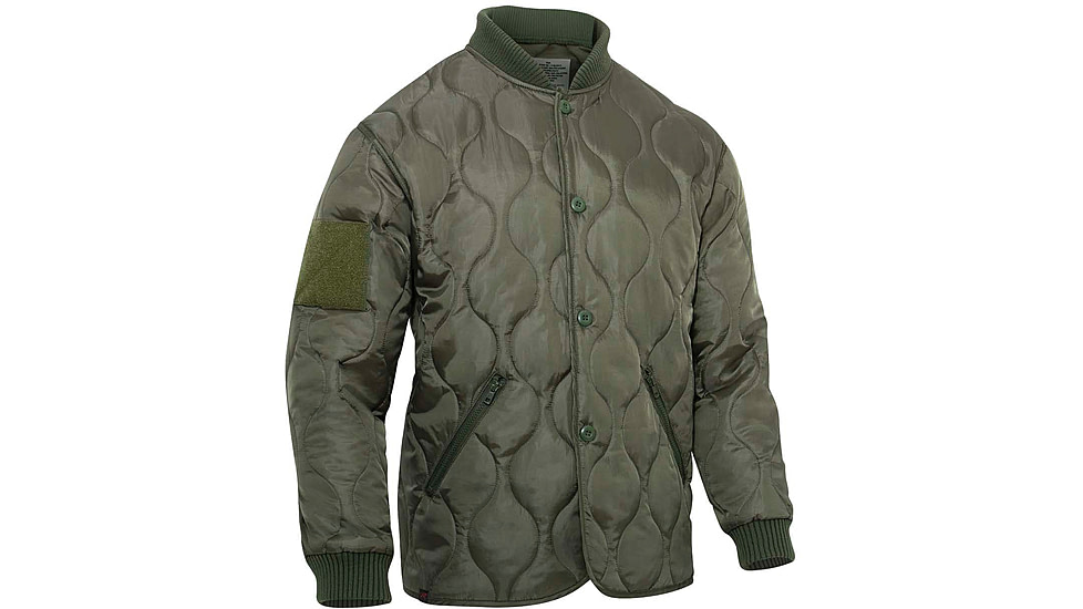 Rothco Quilted Woobie Jacket - Mens, Olive Drab, Small, 10421-OliveDrab-S