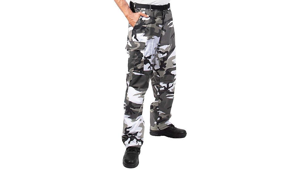 Rothco Relaxed Fit Zipper Fly BDU Pants, City Camo, Extra Large, 39-43 Waist, 29420-CityCamo-XL39-43Waist