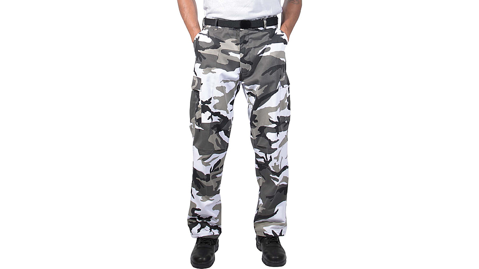 Rothco Relaxed Fit Zipper Fly BDU Pants, City Camo, Extra Large, 39-43 Waist, 29420-CityCamo-XL39-43Waist
