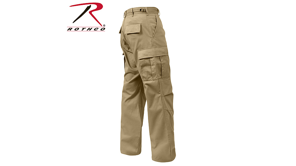 Rothco Relaxed Fit Zipper Fly BDU Pants, Woodland Camo, Extra Large, 2941-WoodlandCamo-XL