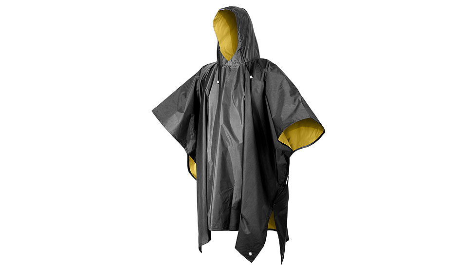Rothco Reversible PVC Ponchos, Black, 3632-Black