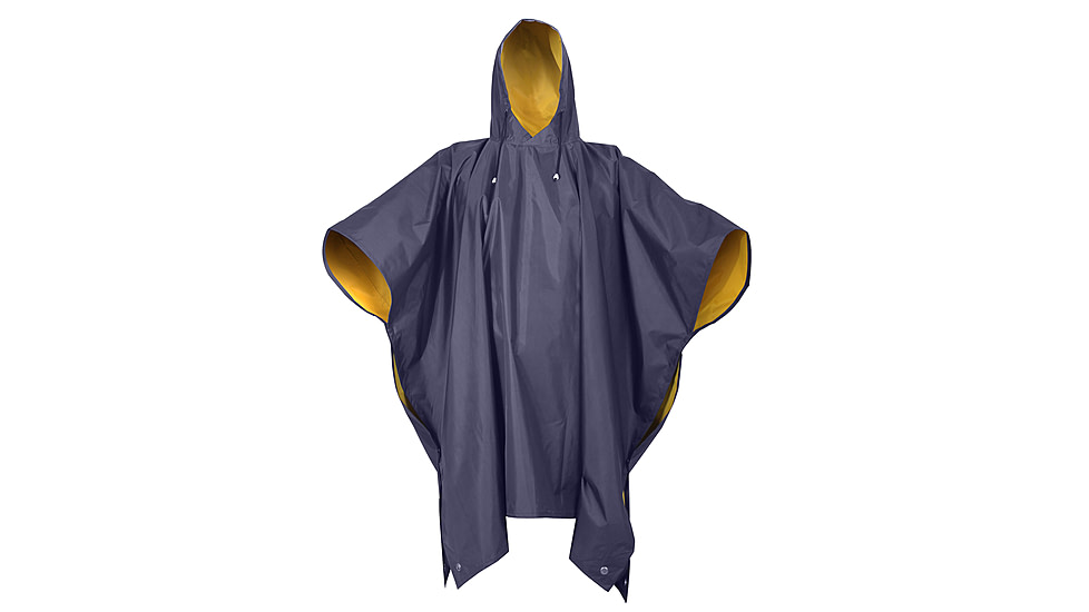 Rothco Reversible PVC Ponchos, Blue, 3644-Blue