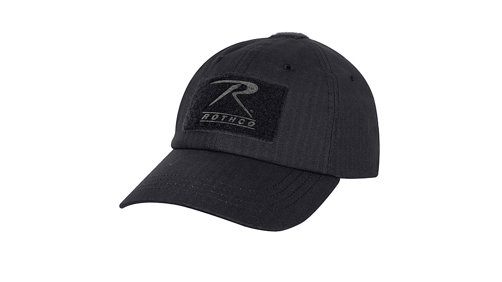 Rothco Rip Stop Operator Tactical Cap, Black, 7244-Black