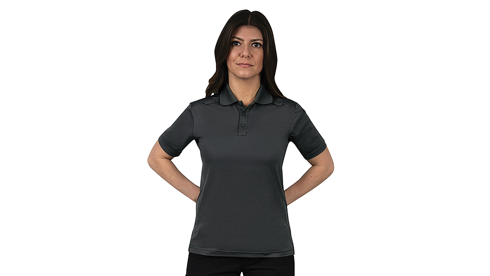 Rothco Short Sleeve Tactical Performance Polo - Women's, Charcoal Grey, 3XL, 88340-CharcoalGrey-3XL