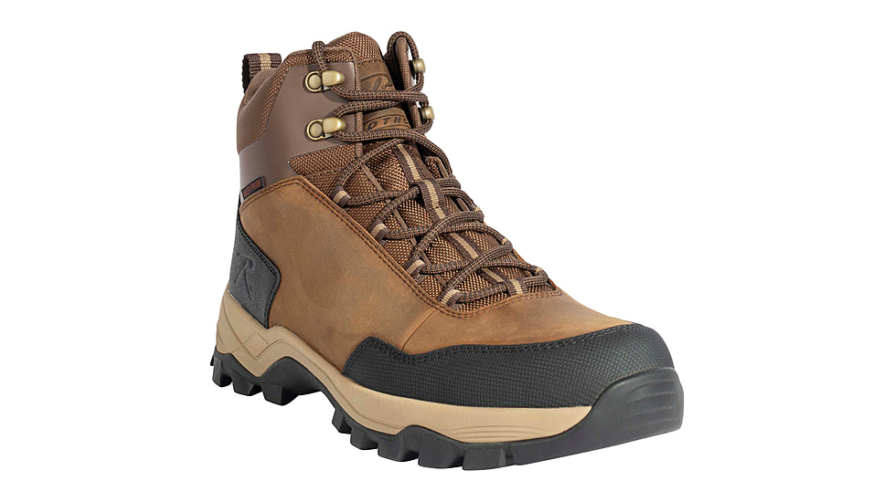 Rothco Scout 6in All Terrain Hybrid Tactical Boots - Mens, Brown, 10 US, 54305-Brown-10