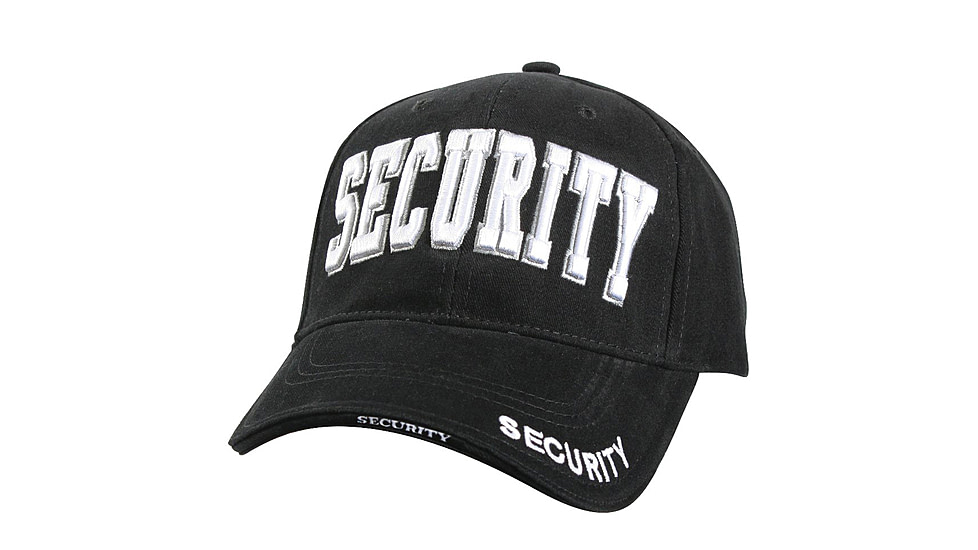 Rothco Security Deluxe Low Profile Cap, Black/White, 9382-BlackWhite