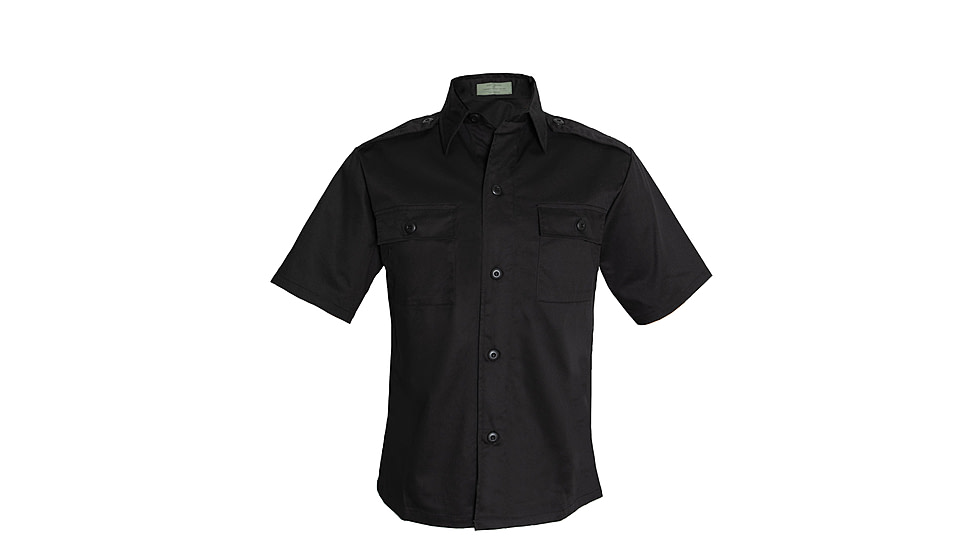 Rothco Short Sleeve Tactical Shirt - Mens, Black, 4XL, 30208-4XL