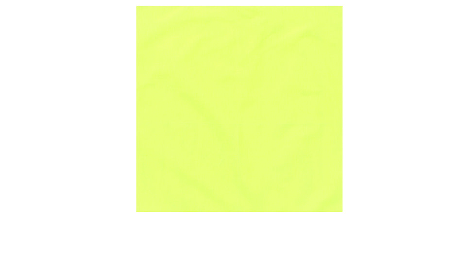 Rothco Solid Color Bandana, Safety Green, 4024-SafetyGreen