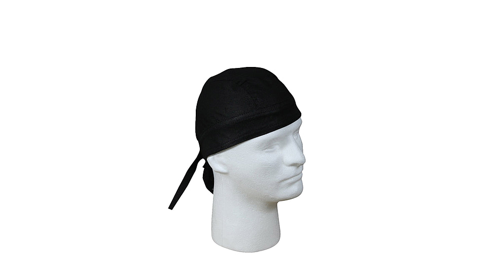 Rothco Solid Color Headwrap, Black, 5133-Black