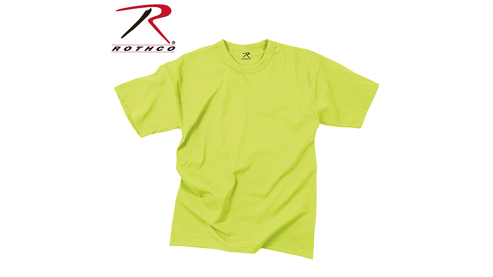 Rothco Solid Color Poly/Cotton Military T-Shirt, Black, M, 6670-Black-M