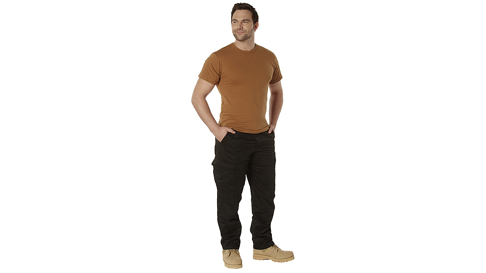 Rothco Solid Color Poly/Cotton Military T-Shirt - Mens, Extra Large, Work Brown, 66695-WorkBrown-XL