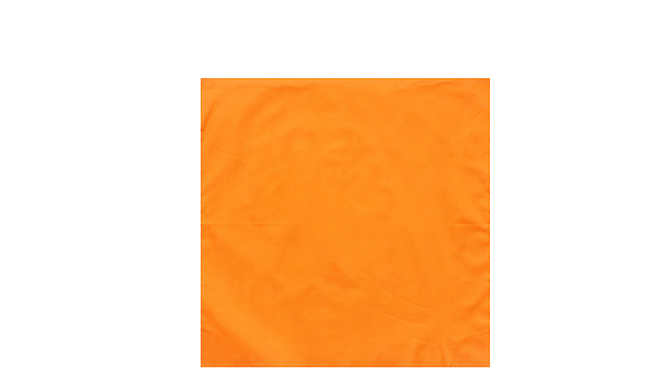 Rothco Solid Large Bandana, Blaze Orange, 4348-BlazeOrange