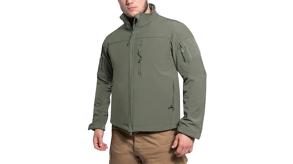 Rothco Stealth Ops Soft Shell Tactical Jacket, Olive Drab, 2XL, 3807-OliveDrab-2XL