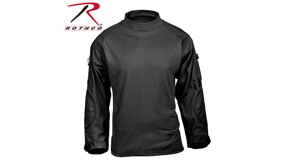 Rothco Tactical Airsoft Combat Shirt, Woodland Digital Camo, Extra Small, 45030-WoodlandDigitalCamo-XS