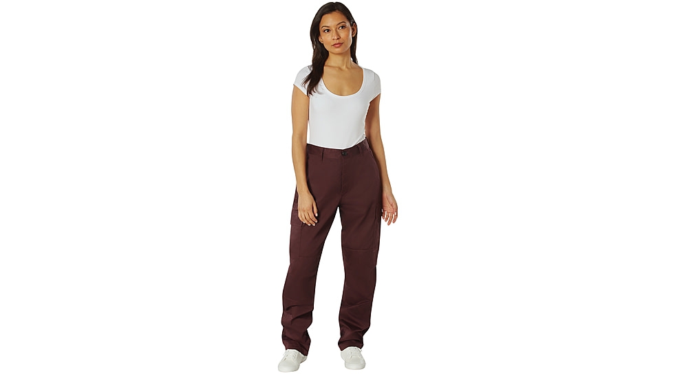 Rothco Tactical BDU Cargo Pants, Maroon, Small, 27-31in Waist, 11160-Maroon-S27-31Waist