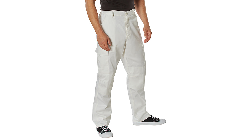 Rothco Tactical BDU Cargo Pants, Off White, Medium, 31-35in Waist, 11190-OffWhite-M31-35Waist