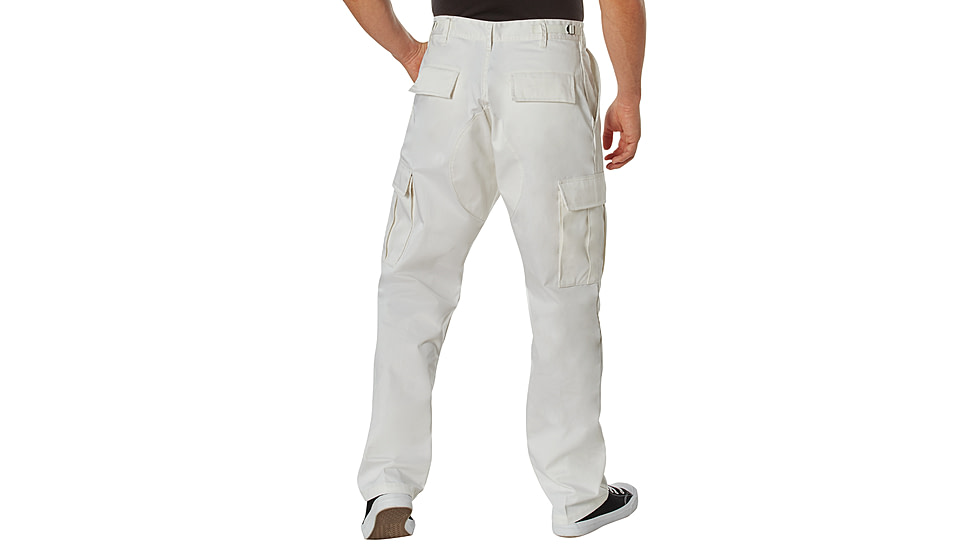 Rothco Tactical BDU Cargo Pants, Off White, Medium, 31-35in Waist, 11190-OffWhite-M31-35Waist