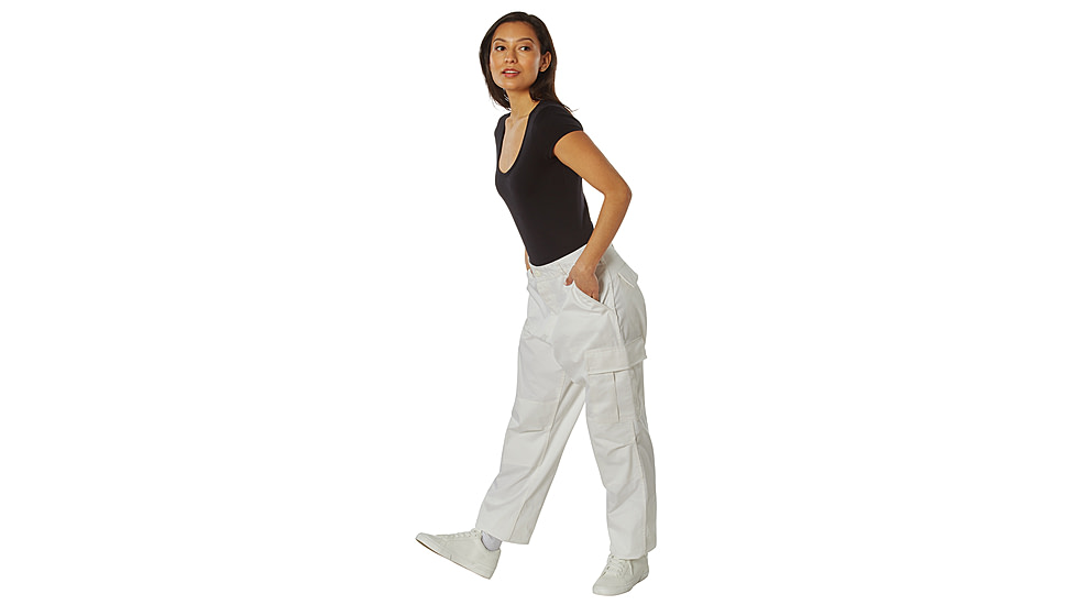 Rothco Tactical BDU Cargo Pants, Off White, Medium, 31-35in Waist, 11190-OffWhite-M31-35Waist