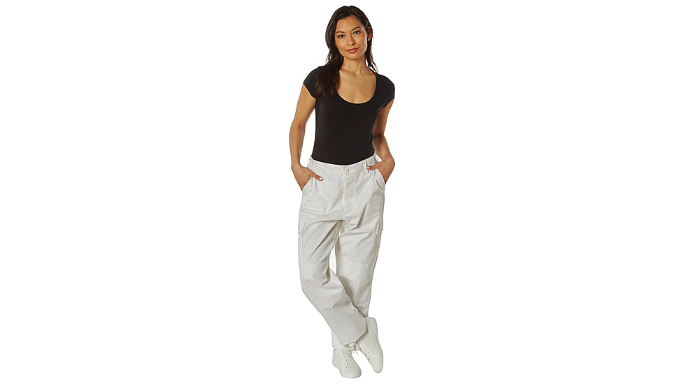 Rothco Tactical BDU Cargo Pants, Off White, Medium, 31-35in Waist, 11190-OffWhite-M31-35Waist