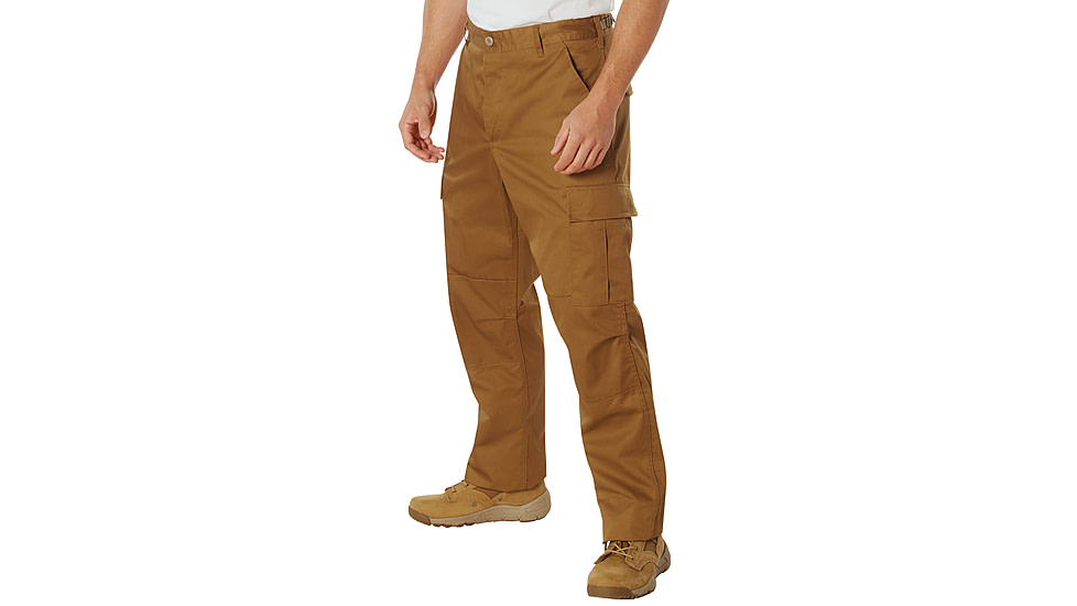 Rothco Tactical BDU Cargo Pants, Work Brown, Small, 27-31in Waist, 11140-WorkBrown-S27-31Waist