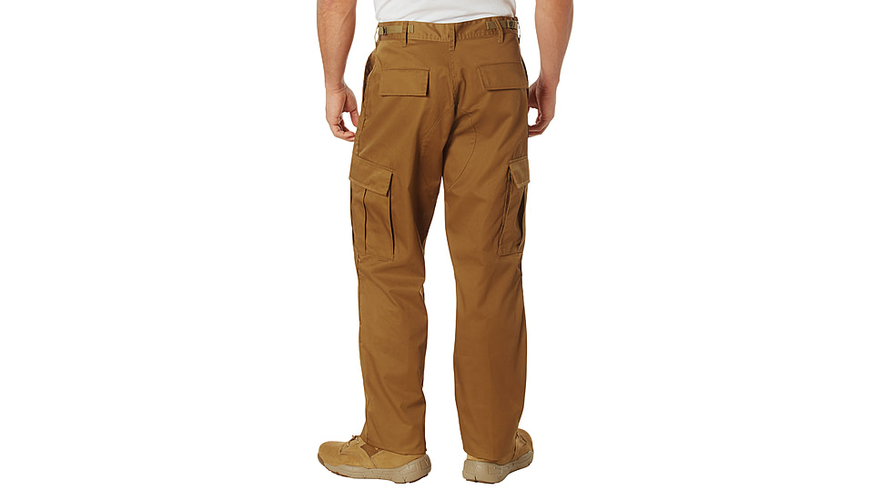 Rothco Tactical BDU Cargo Pants, Work Brown, Small, 27-31in Waist, 11140-WorkBrown-S27-31Waist