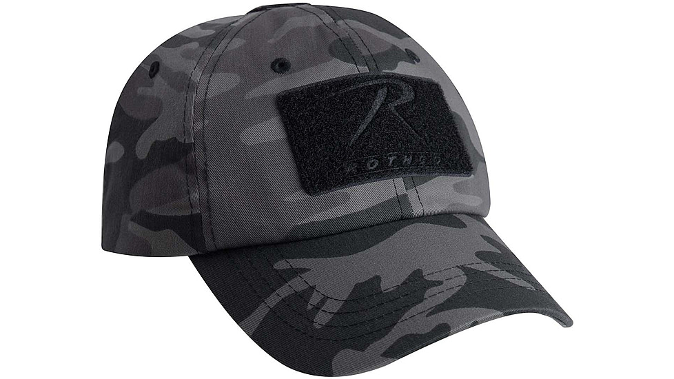 Rothco Tactical Operator Cap, Black Camo, 2672-BlackCamo
